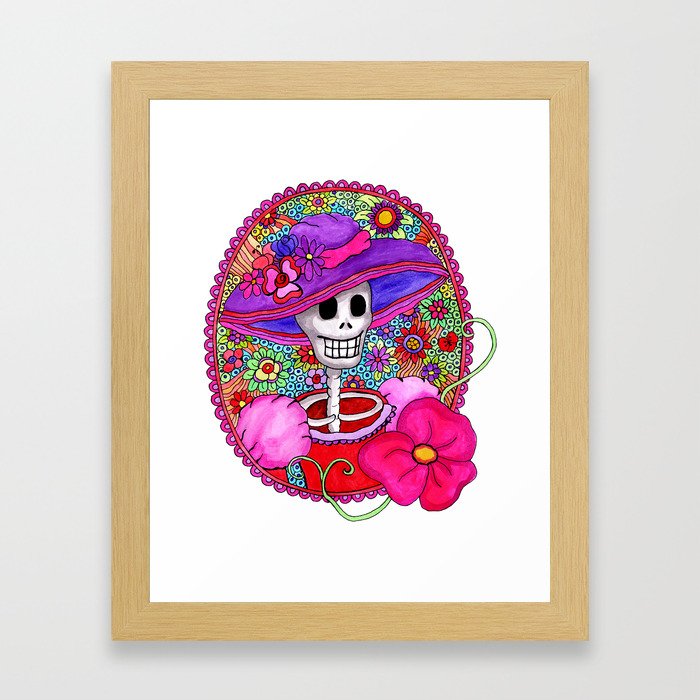Mexican Catrina Framed Art Print