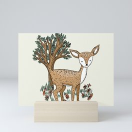 Hello Deer Mini Art Print