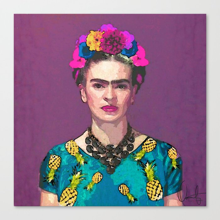 Trendy Frida Kahlo Canvas Print