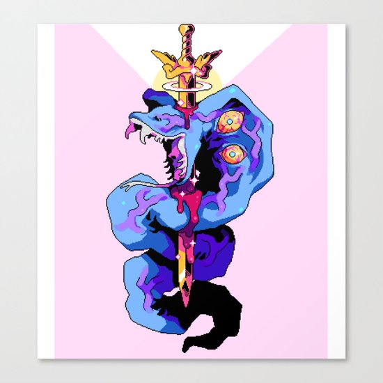 DIVINE SERPENT Canvas Print