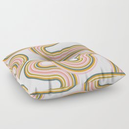 Swirl Rainbow Floor Pillow