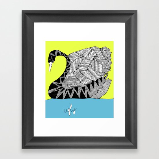 Ugly Swan Framed Art Print