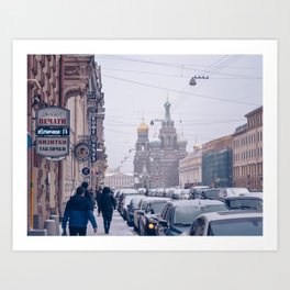 Saint Petersburg Street Art Print