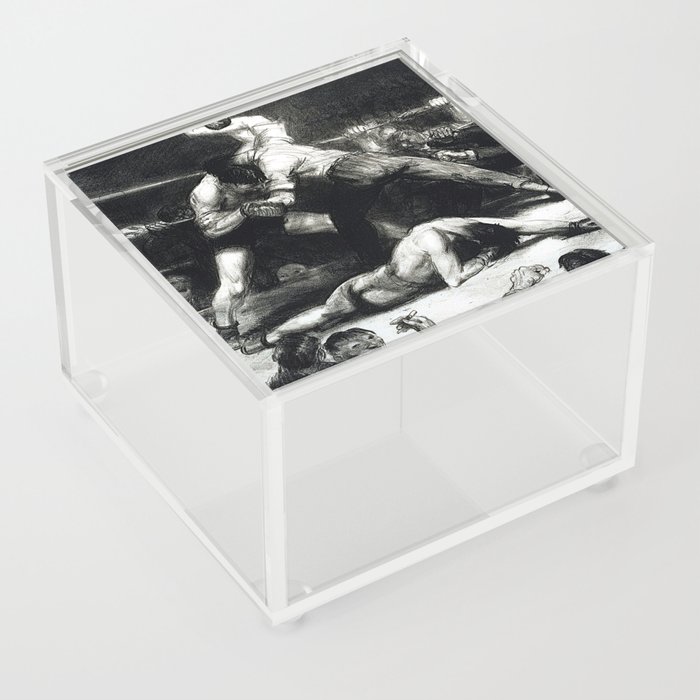 George Bellows The Knock Out  Acrylic Box