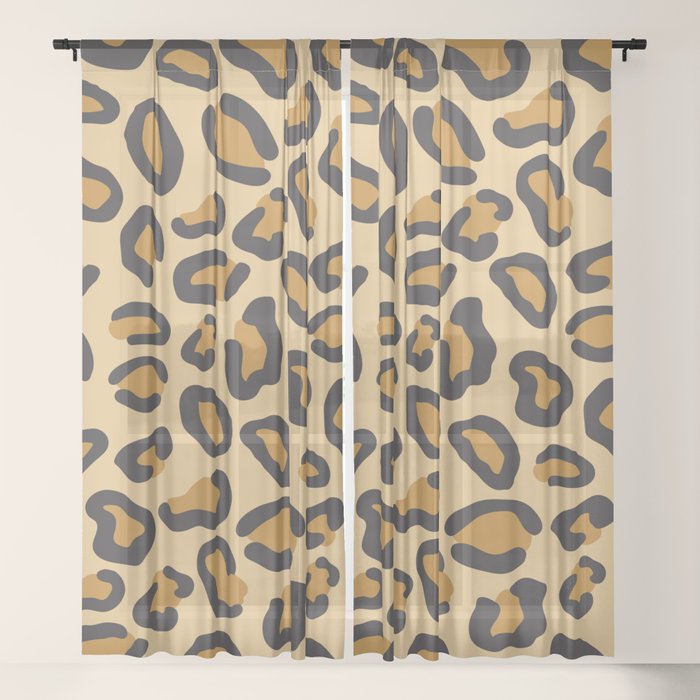 Cheetah Sheer Curtain By Rachel5775 Society6