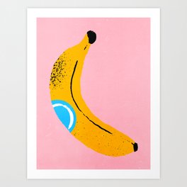 Banana Pop Art Art Print