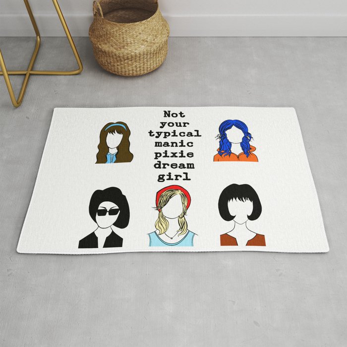 Not your typical manic pixie dream girl Rug