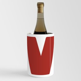 v (Maroon & White Letter) Wine Chiller