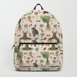 Bunnies and Carrots in the Fall Backpack