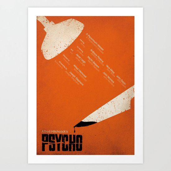 Psycho Art Print