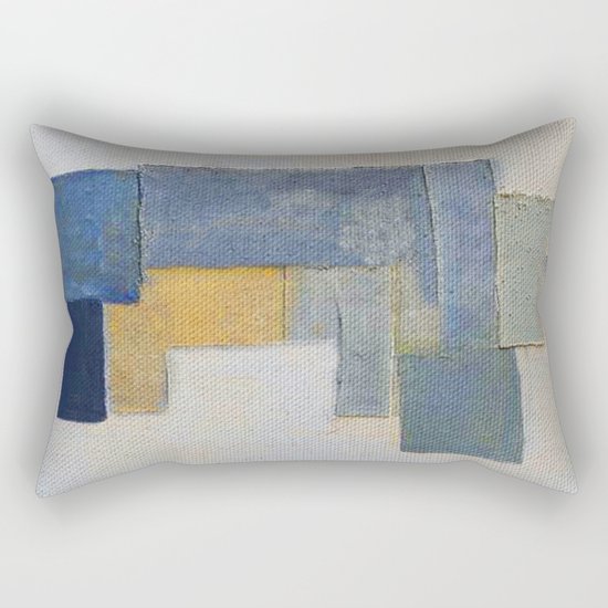 Rustic Rhino Rectangular Pillow