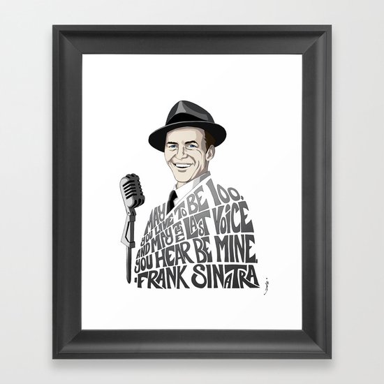 Frank Sinatra Framed Art Print