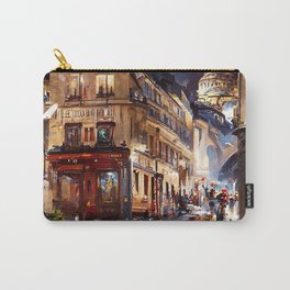 Streets of Paris Carry-All Pouch