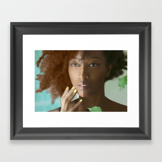Don't Tell Her She's Pretty For A Darkskin Girl Framed Art Print