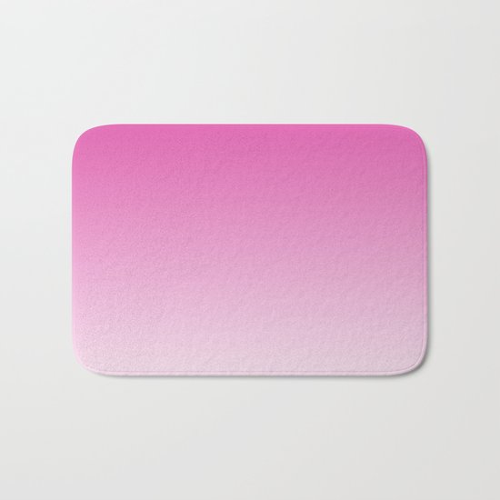 Simply girly pink color gradient - Mix and Match with Simplicity of Life Bath Mat