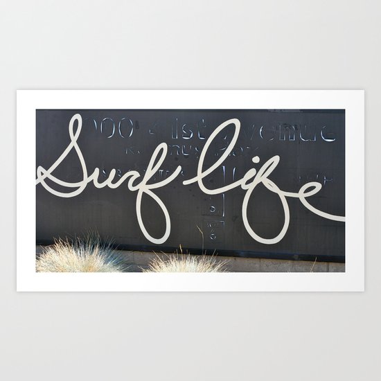 Surf Life Art Print
