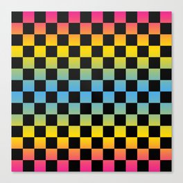 PYB Checkered Gradient1 Canvas Print