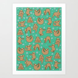 Sloths Art Prints For Any Decor Style Society6