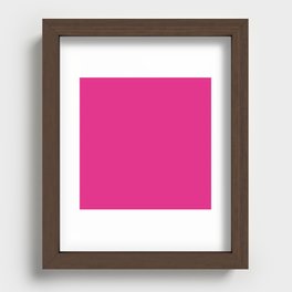 Hot Pink Elegance Recessed Framed Print