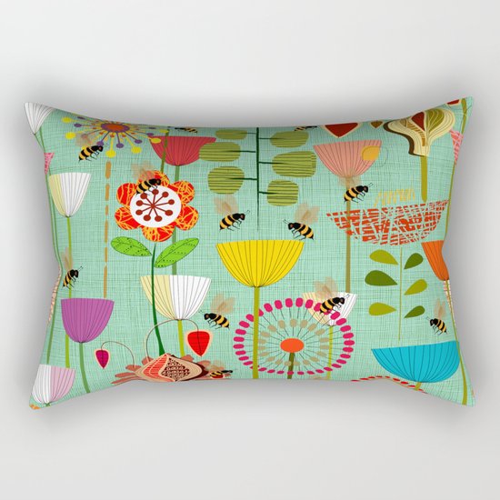 WHERE THE BEES FLY Rectangular Pillow