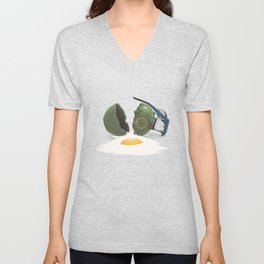 Eggsplosion V Neck T Shirt