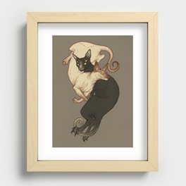 Monster Kitties Recessed Framed Print