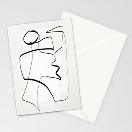 Abstract line art 6 Stationery Card