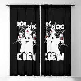 Boo Boo Crew Halloween Nurse Blackout Curtain