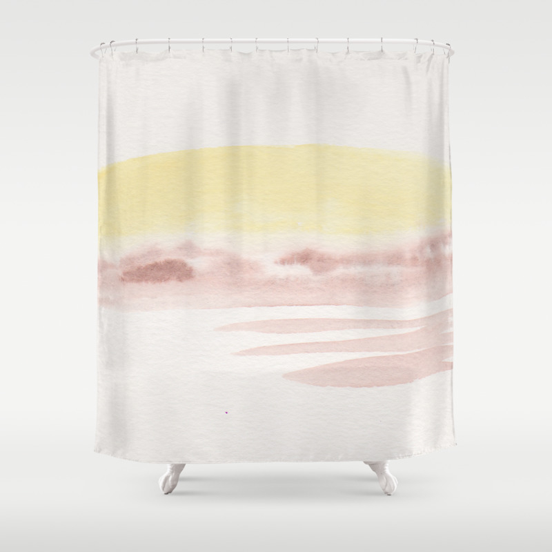 Abstract Little Mountain Range Shower Curtain By Vndesigns Society6