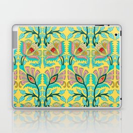 Green Flower Laptop Skin