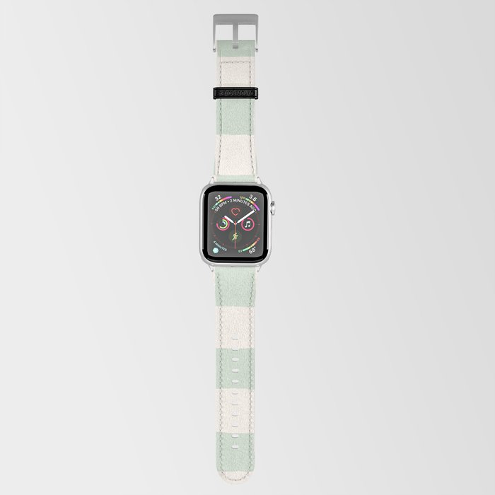 Calming Sage Green Checker Apple Watch Band