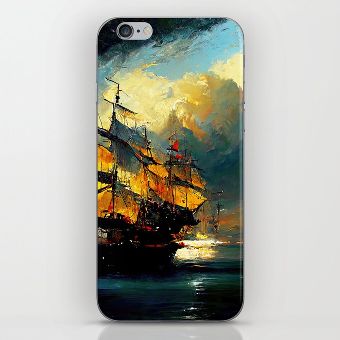 Sailing at Sunset iPhone Skin