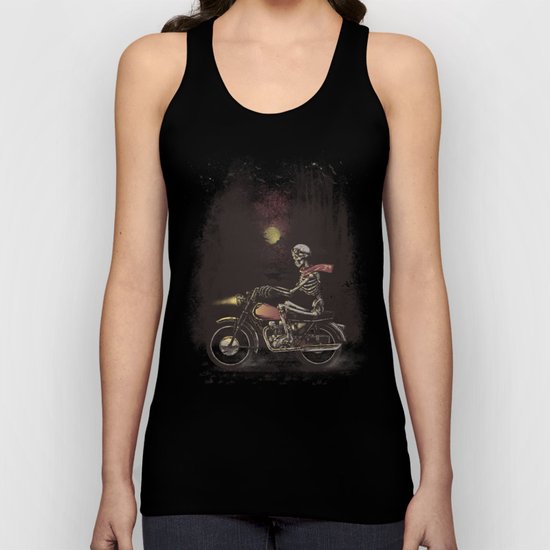 Death Rides in the Night Unisex Tank Top