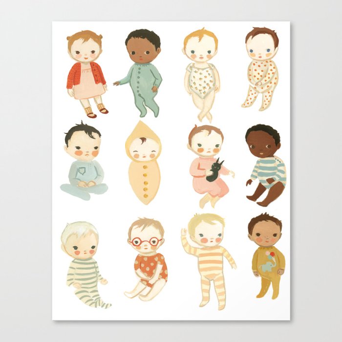 Babies by Emily Winfield Martin Canvas Print