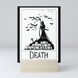 Death Tarot Card Mini Art Print