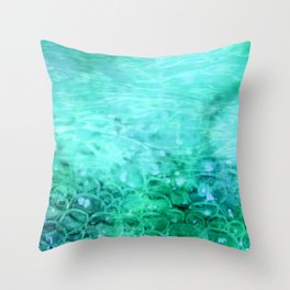 Aqua Throw Pillow