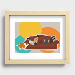 The Couch Recessed Framed Print