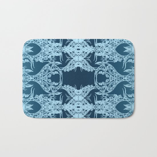 Indian Butterfly Enblem Bath Mat
