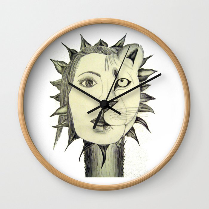Sun Warrior Wall Clock