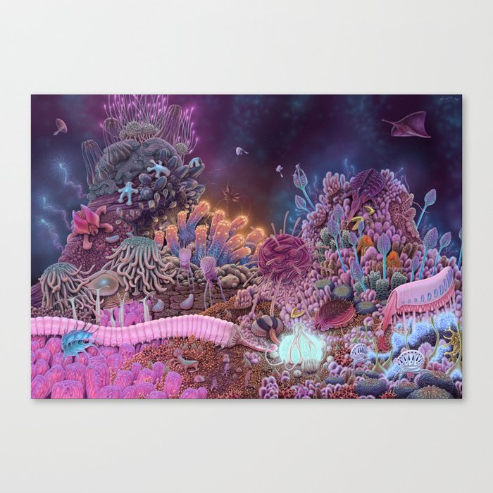 RIGHT - Garden of Unearthly Delights Canvas Print