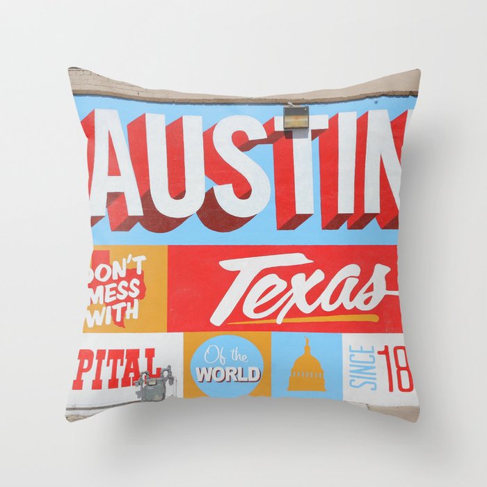 Austin, TX Throw Pillow