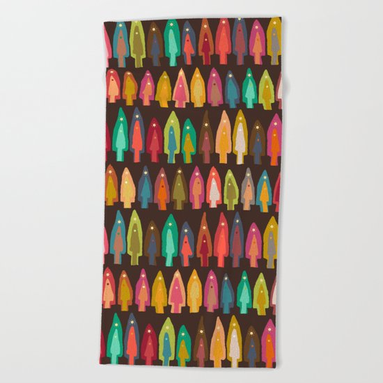 Shirish trees chocolate Beach Towel