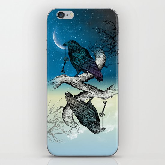 Raven's Key Night+Day iPhone Skin