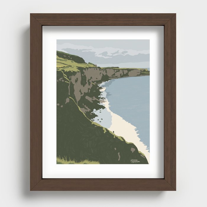 Causeway Coast, Northern Ireland Recessed Framed Print