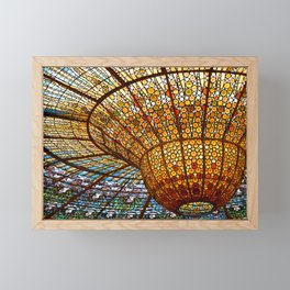 Palau de la Musica Catalana Framed Mini Art Print