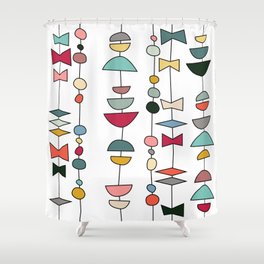 Atomic Beads Shower Curtain