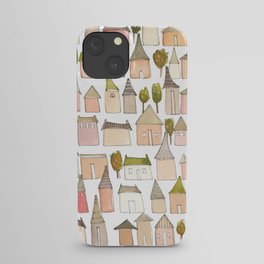 Pink Sand Houses iPhone Case