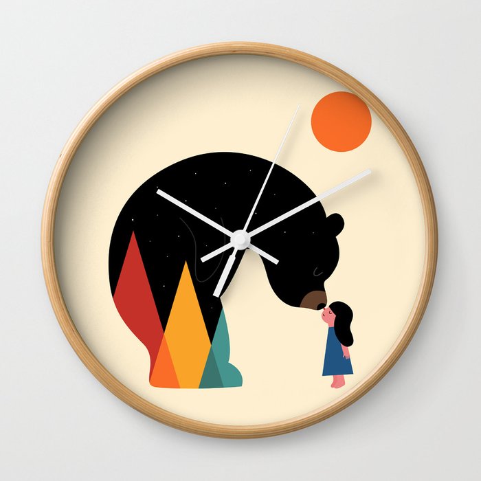 Nose To Nose Wall Clock