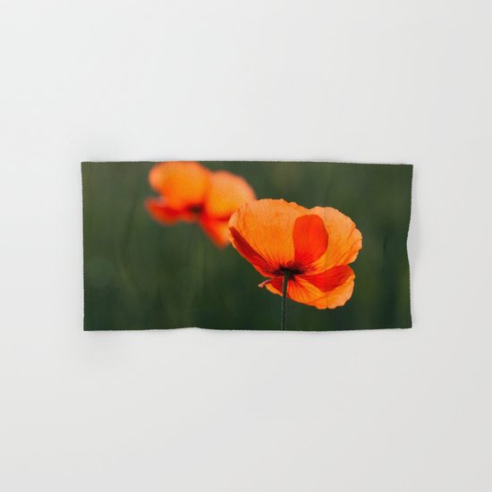 Poppies secretly in love Hand & Bath Towel