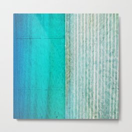 sea green soft enzyme wash fabric look Metal Print | Stoneenzymewash, Seagreen, Softenzyme, Washed, Pattern, Rough, Fabriclook, Softenzymewash, Enzymewash, Turquoise 